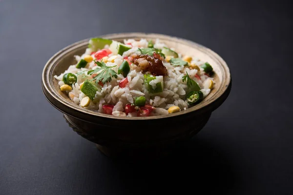 Gopalkala Dahi Kala Prasad Ofrecido Señor Krishna Janmashtami Gokulashtami Elaborado — Foto de Stock