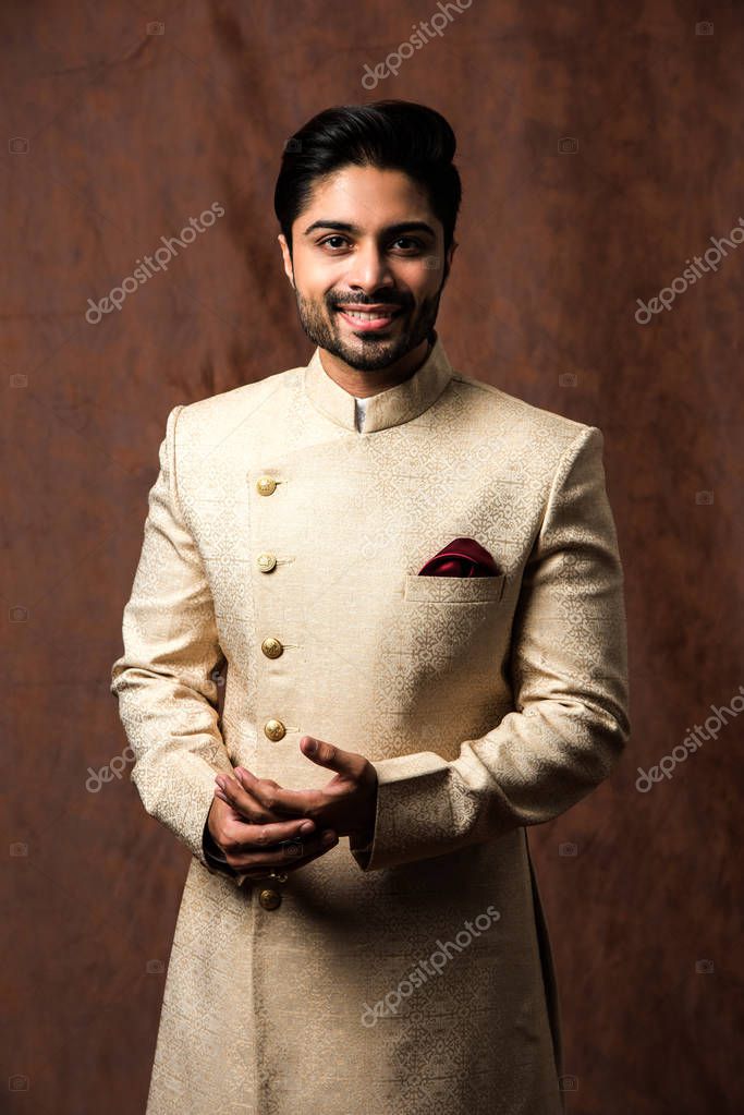 Uomo Indiano Abbigliamento Tradizionale Kurta Pigiama Panni