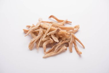 Ayurvedic Güçlü Bitki Musli - Toz ve Ham şeklinde Safed Moosli veya Swetha Musli olarak da bilinir.