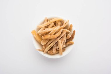 Ayurvedic Güçlü Bitki Musli - Toz ve Ham şeklinde Safed Moosli veya Swetha Musli olarak da bilinir.