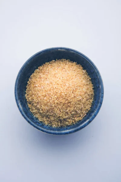 Gehu Dalia Daliya Also Known Cracked Broken Wheat Served Bowl — Stock Photo, Image
