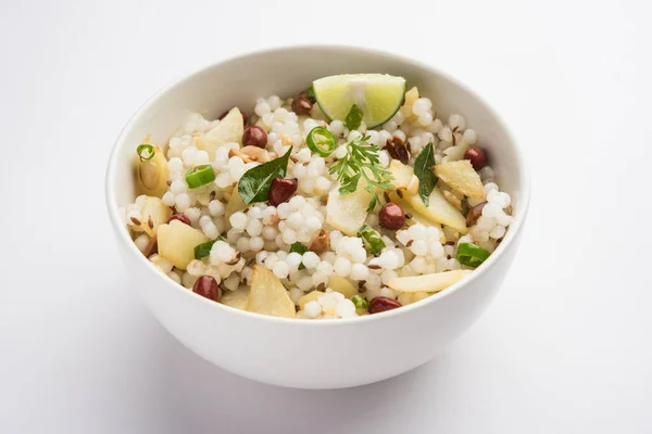 Sabudana Khichdi Khichadi Indian Fasting Recipe Vrat Food Consumed Navratri — Stock Photo, Image