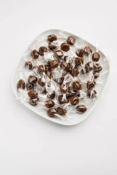 Tamarind Candy Eller Imli Pops Tillverkad Tamarindus Indica Massa Och — Stockfoto