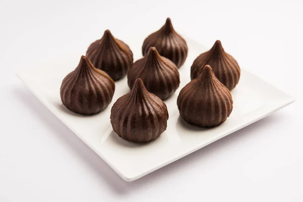 Modak Chocolat Pour Festival Ganesh Chaturthi Puja Ganesha — Photo