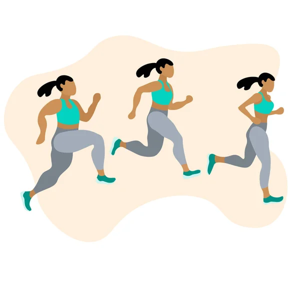 Runnig kişi illüstrasyon