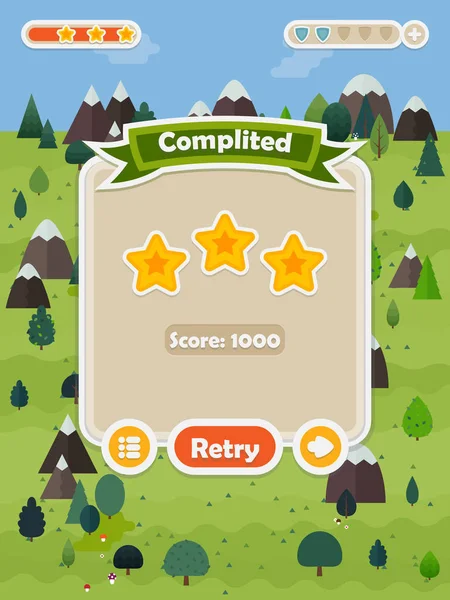 Düz orman gui sahne