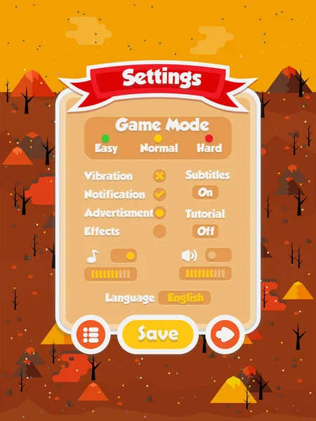 Düz yangın lav gui sahne