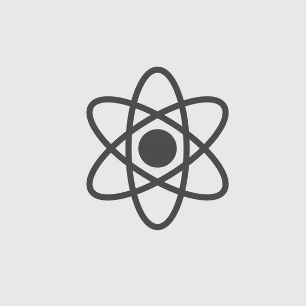 Atom vektör simgesi. Molekül vektör illüstrasyonu EPS 10.