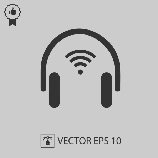 Auriculares Símbolo Icono Del Vector Eps — Vector de stock