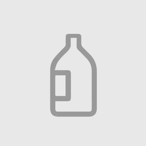 Icono Vector Botella Eps Pictograma Símbolo Aislado Simple — Vector de stock