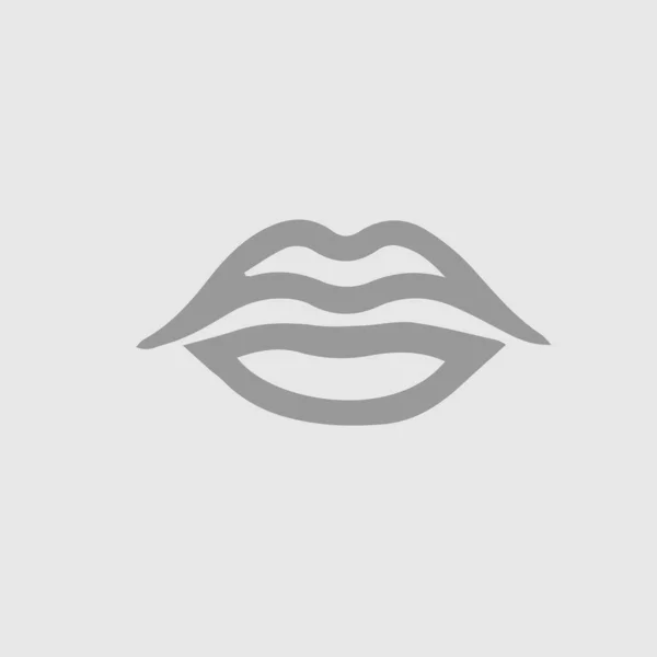 Lippen Vektor Icon Folge Einfaches Isoliertes Kuss Piktogramm — Stockvektor