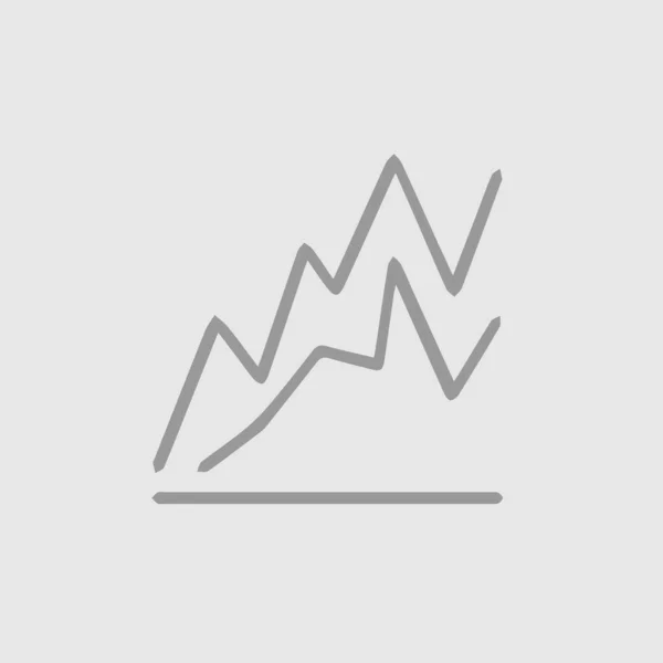 Grafik, vektör simgesi 10 birim yukarı çıkıyor. Çizelgeyi büyüt.
