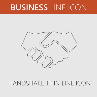 İş tokalaşma vektör simgesi 10.