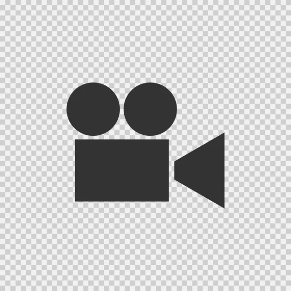 Videocamera Vectoricoon Filmcamera Eenvoudig Geïsoleerd Pictogram — Stockvector