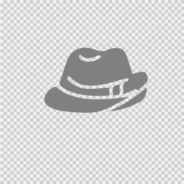 Cowboy Cappello Vettore Icona Eps Simbolo Occidentale — Vettoriale Stock
