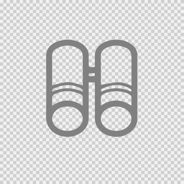 Binoculares Icono Vectorial Eps — Vector de stock