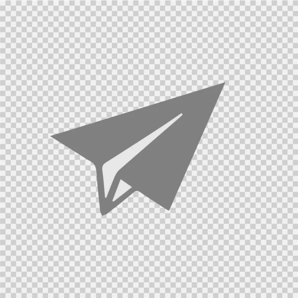 Icône Vectorielle Avion Papier Eps Illustration Avion Origami — Image vectorielle