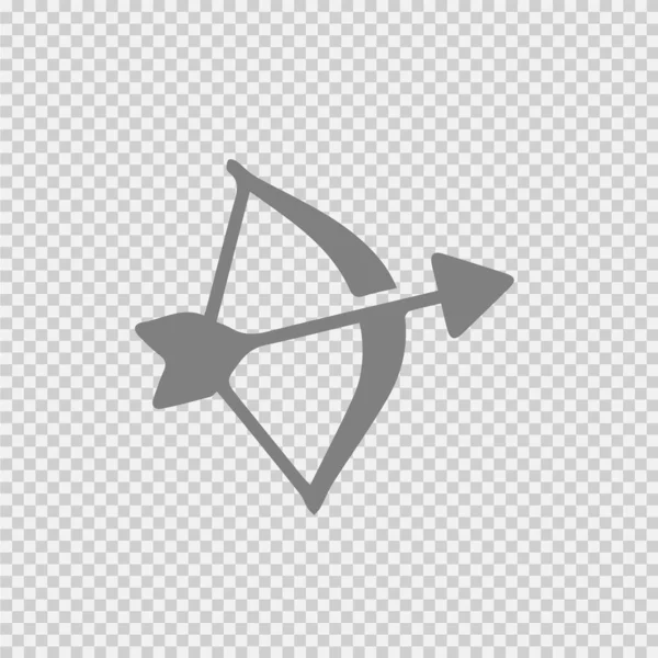 Bow and arrow vector icon eps 10.