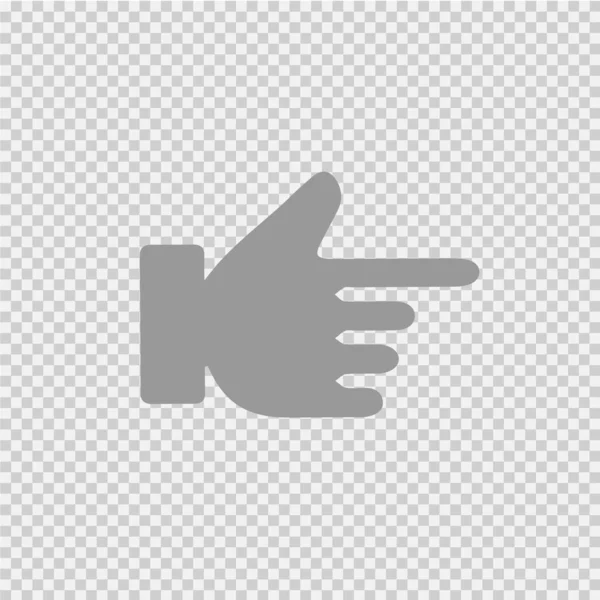 Χέρι Δείχνει Δεξιά Εικονίδιο Διανύσματος — Διανυσματικό Αρχείο