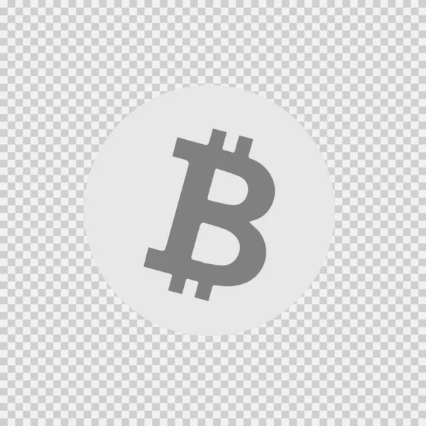 Bitcoin Symbool Vector Icoon Eps — Stockvector