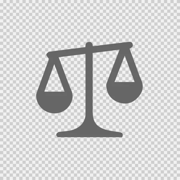 Law Symbol Vector Icon Weight Icon — Stock Vector