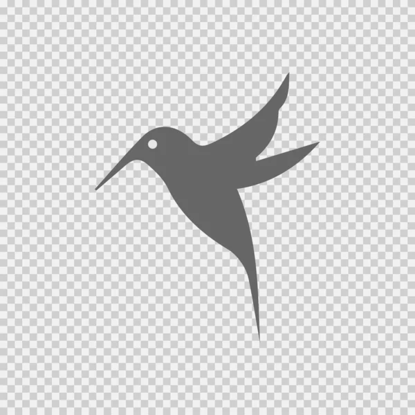 Icono Vector Colibrí Símbolo Pájaro Vector Eps — Vector de stock