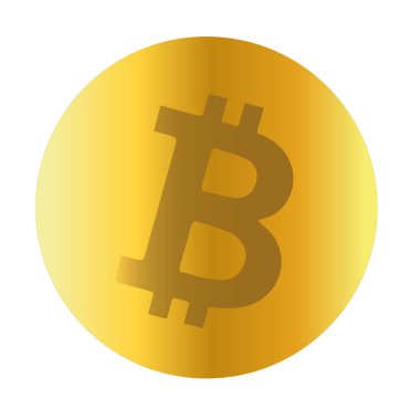Bitcoin sembolü vektör simgesi 10.