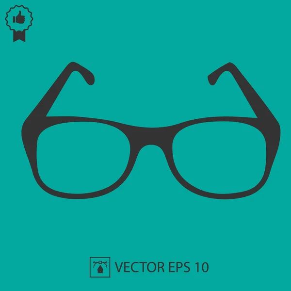 Icono Vector Gafas Ilustración Simple Del Vector Silueta Eps — Vector de stock