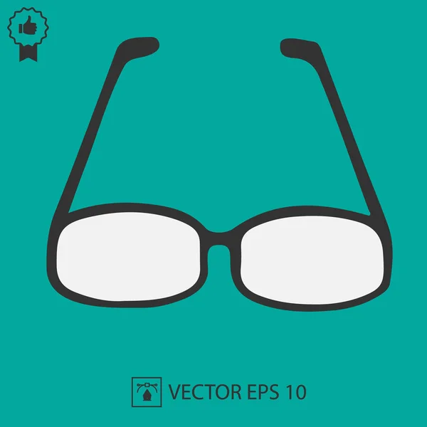 Icono Vector Gafas Ilustración Simple Del Vector Silueta Eps — Vector de stock