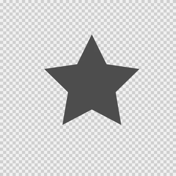 恒星矢量图标为10 简单而孤立的例子 — 图库矢量图片