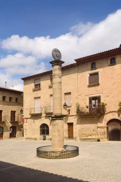 Plaza Cretas Provincia Teruel Aragón España — Foto de Stock