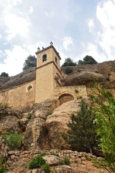 Церковь Девы Марии Бальмы Фелита Дель Маэстрасго Провинция Качон Испания — стоковое фото