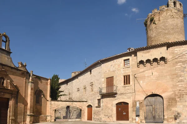 Igreja Castelo Santa Maria Verdu Urgell Província Lleida Catalunha Espanha — Fotografia de Stock