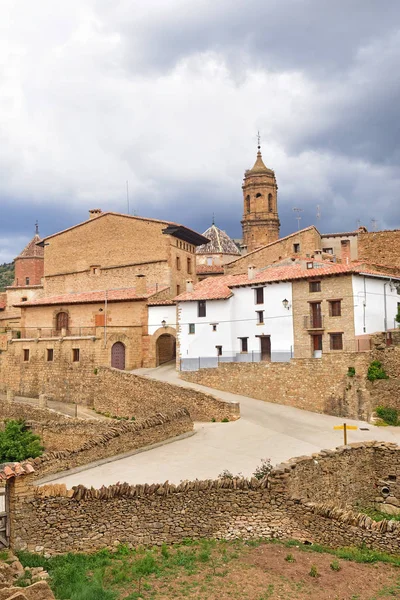 La Iglesuela del Cid, Maestrazgo, köy Teruel ilinde, Aragon, İspanya
