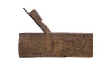 ahşap uçak izole beyaz