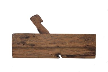 ahşap uçak izole beyaz