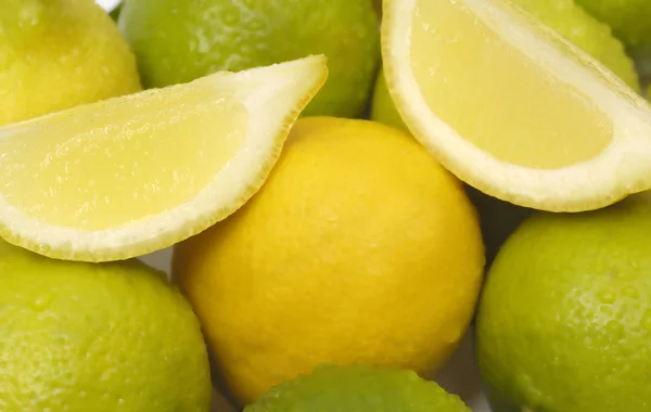 Крупним Планом Вапно Лимон — стокове фото