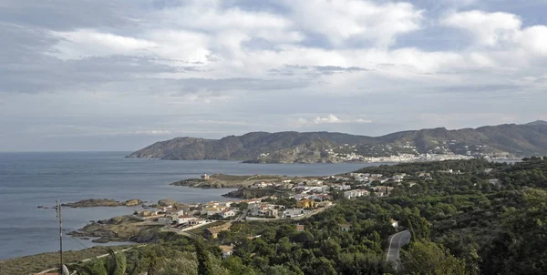 Vista Port Selva Cap Creus Costa Brava Provincia Girona Cataluña —  Fotos de Stock