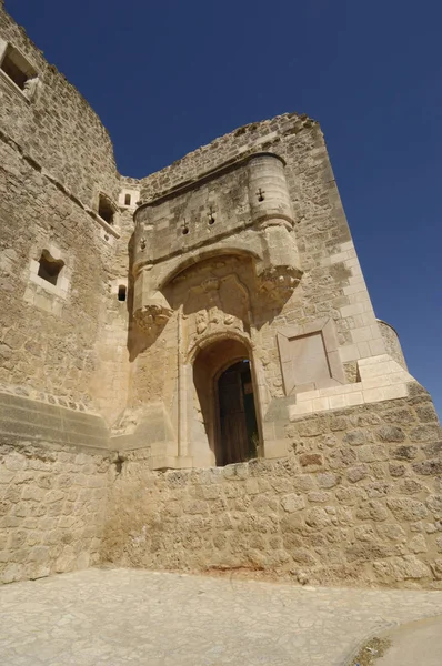 Garcimunoz Castle Cuenca Mancha Spain — стокове фото