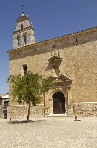 Church San Juan Bautista Alarcon Cuenca Province Mancha Spain — Stock Photo, Image