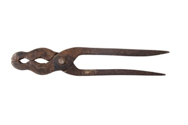 Beyaz arka plan üzerinde izole eski vintage yığıcılar