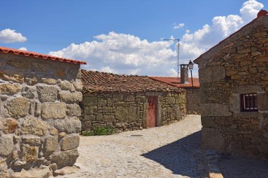 Ortaçağ şehir Castelo ÜR, district Guarda, Portekiz