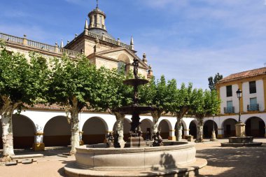 Ciudad Rodrigo 'nun El Buen meydanı, Salamanca Eyaleti, Castilla Leon, İspanya