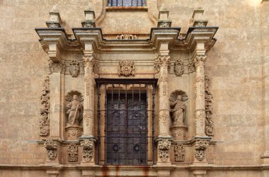 ayrıntı Santa Maria Katedrali, Ciudad Rodrigo, Salamanca Eyaleti, İspanya
