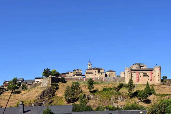 Vista Puebla Sanabria Província Zamora Castela Leão Espanha — Fotografia de Stock