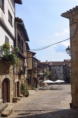 kare, Mogarraz, Sierra de Francia tabiatı; Salamanca il; Castilla Leon; İspanya