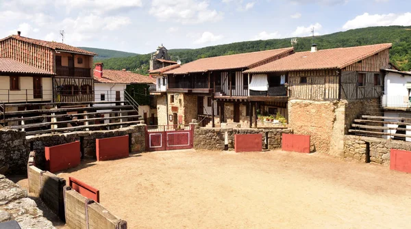 Plaza Toros San Martín Del Castanar Reserva Natural Sierra Francia — Foto de Stock