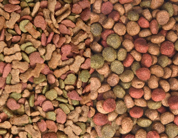 Iki Köpek Gıda Renk Çeşitleri — Stok fotoğraf