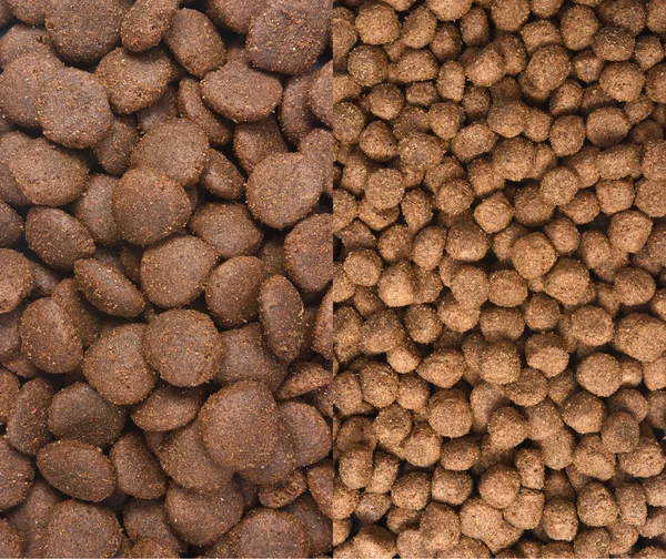 Hundefutter Große Kroketten Und Kleine Kroketten — Stockfoto