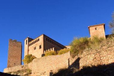  Anglikan Kilisesi Santa Maria la Belediye Başkanı, Alquezar, Somontano, Huesca Eyaleti, Aragon, İspanya.